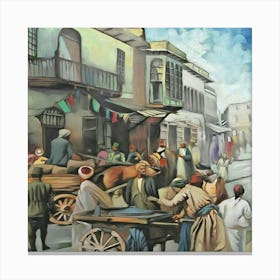 Street Scene Canvas Print