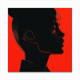 Portrait Of Audrey Hepburn Canvas Print