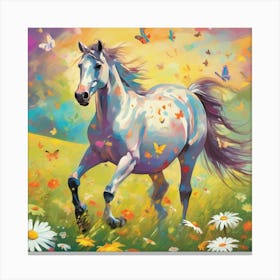 Horse In The Meadow 1 Canvas Print