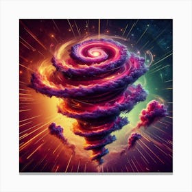 Spiral Vortex Canvas Print