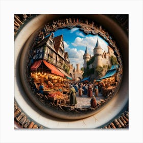 Harry Potter'S Village Canvas Print