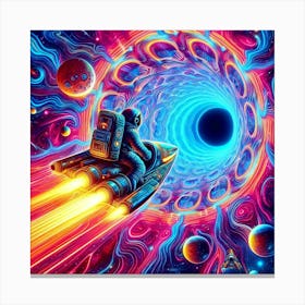 "Black Hole" Vortex Collection [Risky Sigma] Canvas Print