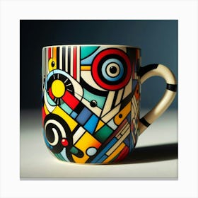 Abstract Coffee Mug 1 Canvas Print