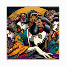 Japan Geisha Visual 144 Canvas Print