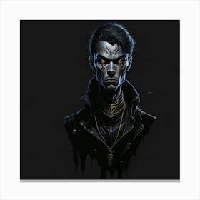 Shady  Character Canvas Print