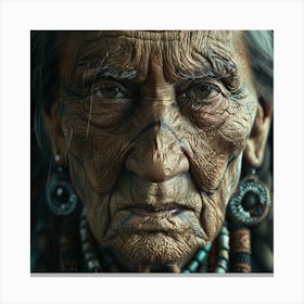 Native American Portrait Leinwandbild