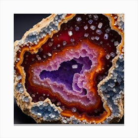 Geode Canvas Print