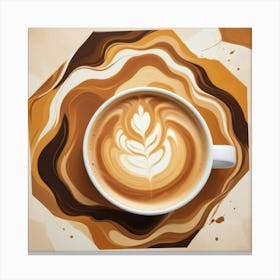 Coffee Art 19 Canvas Print