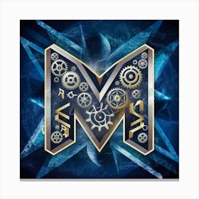 Letter M Canvas Print