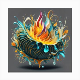 Abstract Painting  Canvas Print