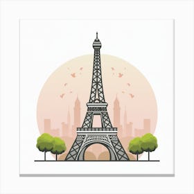 Paris Eiffel Tower 7 Canvas Print