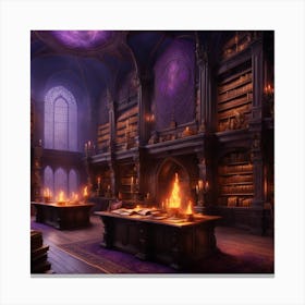 Magus study Canvas Print