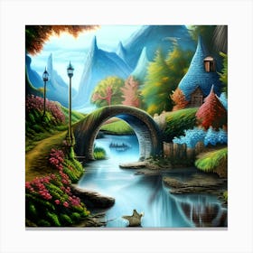Ideal Landscape Canvas Print