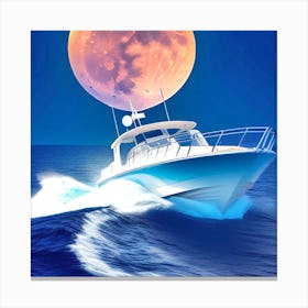 Moonlight Cruise 30 Canvas Print