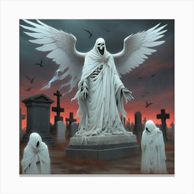 Angel Of Death 5 Canvas Print