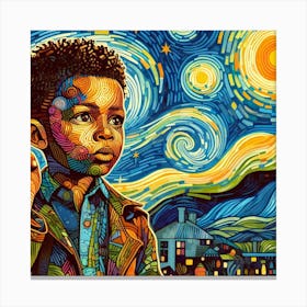 Starry Night 1 Canvas Print