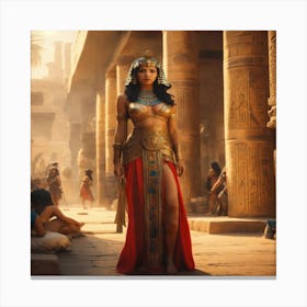 Egyptian Woman Canvas Print