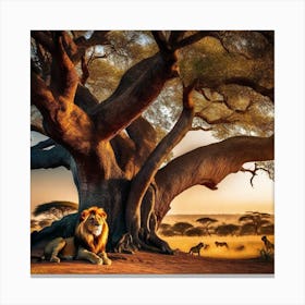 Lion King 35 Canvas Print
