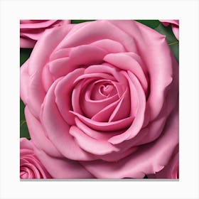 Pink Roses 2 Canvas Print