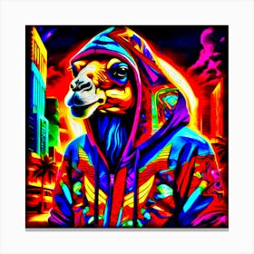 Psychedelic Camel Canvas Print