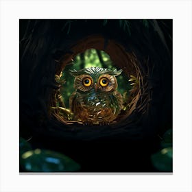Cute Owl Canvas Print