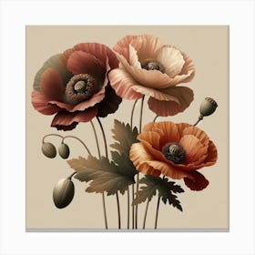 Poppies 6 Canvas Print