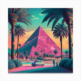 Egyptian Pyramids 4 Canvas Print