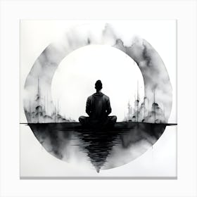 Meditation Series 02 By Csaba Fikker For Ai Art Depot 10 Canvas Print