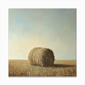 Hay Bale Canvas Print