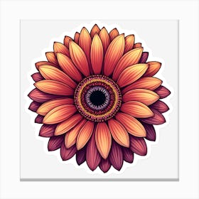 Gerbera Flower Canvas Print