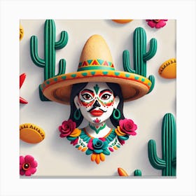 Day Of The Dead 57 Canvas Print