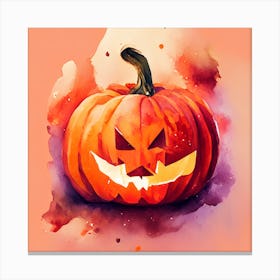 Halloween Pumpkin Canvas Print