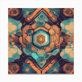 Abstract Geometric Design Canvas Print