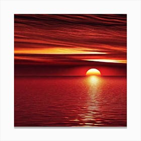 Sunset In The Sky 4 Canvas Print