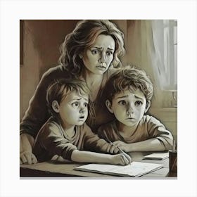 mother care Canvas Print