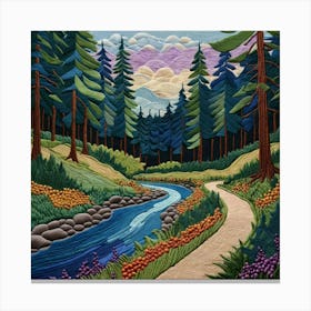 Walk In The Woods Canvas Print