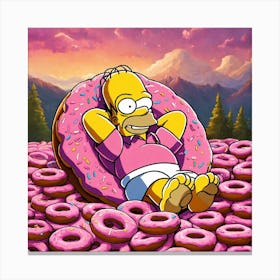 Simpsons Canvas Print