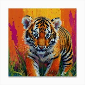 Tiger Cub Canvas Print