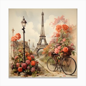 Old Paris By Csaba Fikker 40 Canvas Print