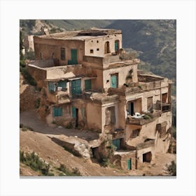 Village In Morocco Canvas Print