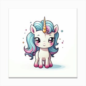 Cute Unicorn 773 Canvas Print