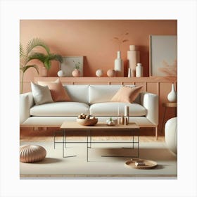 Modern Living Room Canvas Print