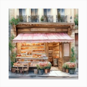 Paris Bakery Canvas Print