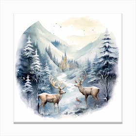 Frosty Illusions Canvas Print
