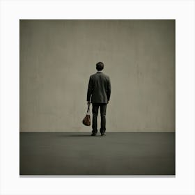 Man In A Suit Canvas Print