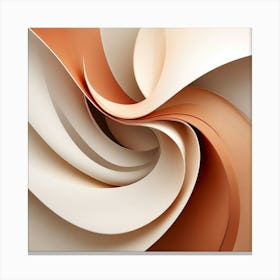 Abstract Abstract - Abstract Stock Videos & Royalty-Free Footage, Abstract Background, Generate An Abstract Design With Soft Curved Lines In Neutral Tones Emphasizing Simplicity Canvas Print