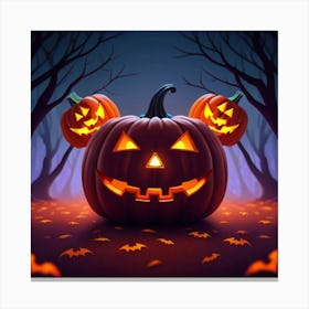 Halloween Pumpkin 12 Canvas Print