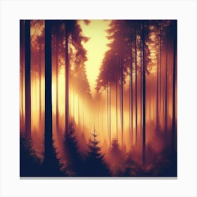 Tranquil Treetops Canvas Print
