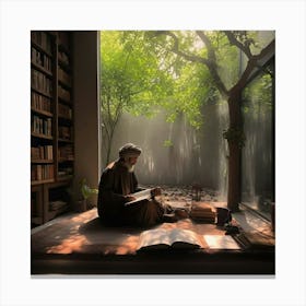 Beautiful Place For Islamic Studies Canvas Print