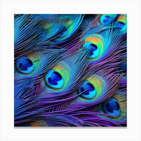 Peacock Feathers 22 Canvas Print